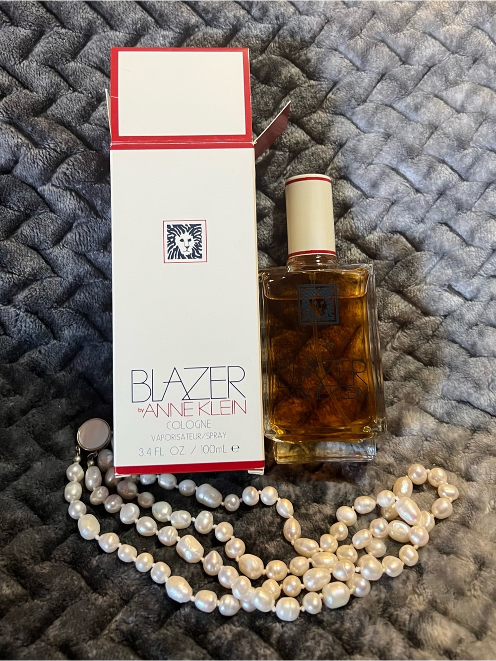 Blazer by Anne Klein Cologne - Cream & Amber Bottle. 3.4 OZ Spray. NWOT.